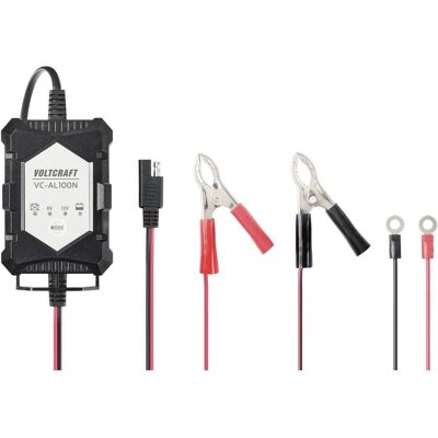 Voltcraft Chargeur de Batteries VC-AL100N - Automatique 6V 12V 1A - Publicité Voltcraft Chargeur de Batteries VC-AL100N - Automatique 6V 12V 1A - Publicité