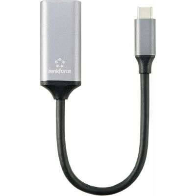 Renkforce RF-5397866 Videokabeladapter - 0,15 m - Schwarz, Silber - Unterstützt 8K HDR Renkforce RF-5397866 Videokabeladapter - 0,15 m - Schwarz, Silber - Unterstützt 8K HDR