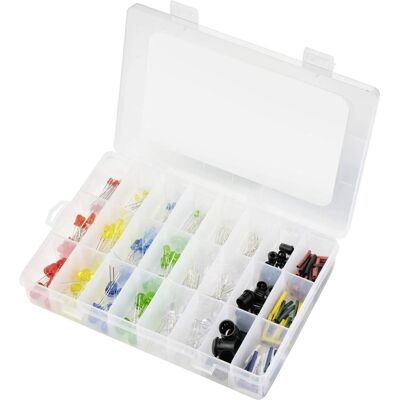 TRU Components LED Assortment - Multi-Color, 3-8mm - LED Type TRU Components LED Assortment - Multi-Color, 3-8mm - LED Type