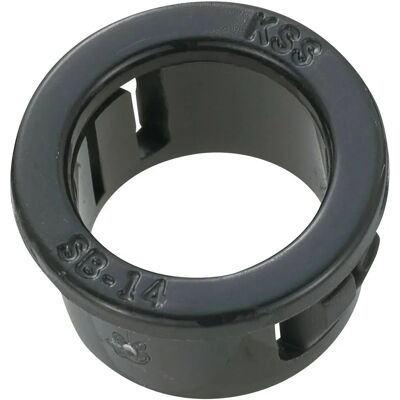 TRU TC-SBR14203 - Schwarzes Kabeldurchführung - Max. Anschluss 11,4 mm - 3,2 mm Platte - Kabeldurchlass TRU TC-SBR14203 - Schwarzes Kabeldurchführung - Max. Anschluss 11,4 mm - 3,2 mm Platte - Kabeldurchlass