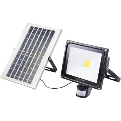 Sygonix SY-5461112 Solcelle-spot med bevægelsessensor - 50W - Sort Sygonix SY-5461112 Solcelle-spot med bevægelsessensor - 50W - Sort