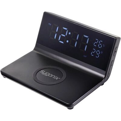 Sygonix Sy-5459860 Wireless Charging Digital Alarm Clock - Alarm Clock Sygonix Sy-5459860 Wireless Charging Digital Alarm Clock - Alarm Clock