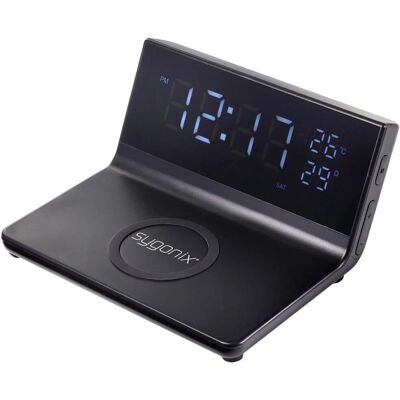 Sygonix Sy-5459860 Trådløs Opladning Digital Vækkeur Sygonix Sy-5459860 Trådløs Opladning Digital Vækkeur