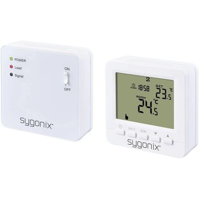 Sygonix SY-5470190 Drahtloser Thermostat - Raum & Außen Sensor Sygonix SY-5470190 Drahtloser Thermostat - Raum & Außen Sensor