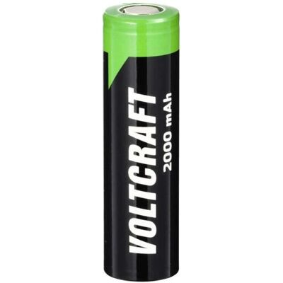 Voltcraft VC-Li 3,7-2000 Batterie - Rechargeable Lithium-Ion 18650 - Publicité Voltcraft VC-Li 3,7-2000 Batterie - Rechargeable Lithium-Ion 18650 - Publicité