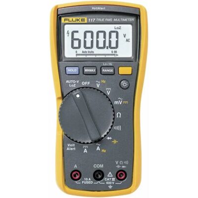 Multimeter Fluke 2583647-ISO - Kalibrerad ISO, 6000 visning, CAT III 600V Multimeter Fluke 2583647-ISO - Kalibrerad ISO, 6000 visning, CAT III 600V