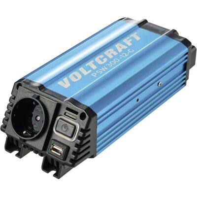 VOLTCRAFT Wechselrichter PSW 300-12-G - Reine Sinuswelle - 300 W - 12 V/DC - 230 V/AC VOLTCRAFT Wechselrichter PSW 300-12-G - Reine Sinuswelle - 300 W - 12 V/DC - 230 V/AC