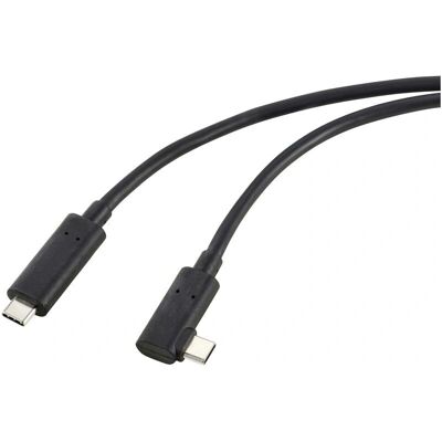Renkforce USB-C-Displaykabel - 10m, Zwart - Voor USB-C apparaten Renkforce USB-C-Displaykabel - 10m, Zwart - Voor USB-C apparaten