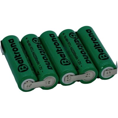 Beltrona RTU5AAZ NiMH 6V 2200mAh AA Batterijpakketten - Batterijen & Accu's Beltrona RTU5AAZ NiMH 6V 2200mAh AA Batterijpakketten - Batterijen & Accu's