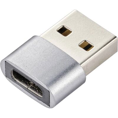 Renkforce RF-5650992 USB Adapter - Grau - Kabeladapter Renkforce RF-5650992 USB Adapter - Grau - Kabeladapter