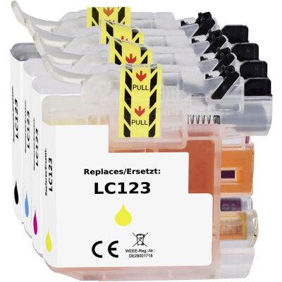Renkforce RF-5679774 Tonerpatrone - 4er Pack für Brother LC-123 Renkforce RF-5679774 Tonerpatrone - 4er Pack für Brother LC-123