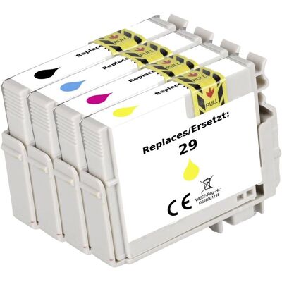 Renkforce Epson 29 Kompatibler Tintenpack - Schwarz, Cyan, Magenta, Gelb Renkforce Epson 29 Kompatibler Tintenpack - Schwarz, Cyan, Magenta, Gelb