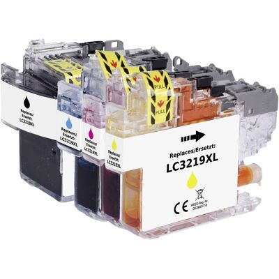 Kompatible Renkforce blækpatroner - Sort, Cyan, Magenta, Gul - Printerblæk Kompatible Renkforce blækpatroner - Sort, Cyan, Magenta, Gul - Printerblæk