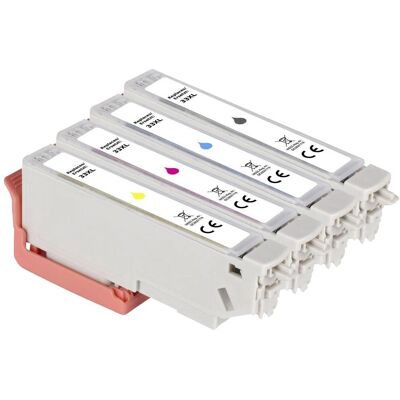 Renkforce Kompatibel Epson Bläckpaket - Svart, Cyan, Magenta, Gul Renkforce Kompatibel Epson Bläckpaket - Svart, Cyan, Magenta, Gul