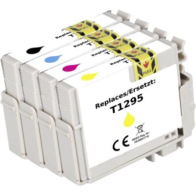 Renkforce Epson T1295 T1291 T1292 T1293 T1294 Blækpakke - Kompatibel Renkforce Epson T1295 T1291 T1292 T1293 T1294 Blækpakke - Kompatibel