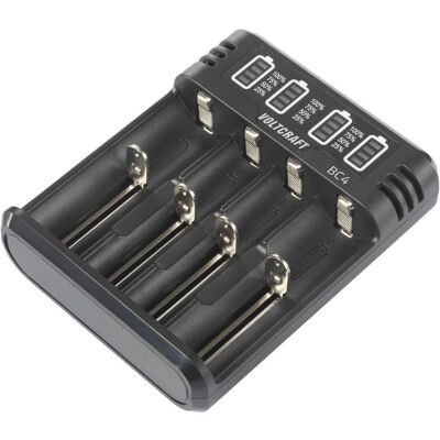 VOLTCRAFT BC4 Laddare - Universell LiIon NiMH för AA AAA C 10440 16340 VOLTCRAFT BC4 Laddare - Universell LiIon NiMH för AA AAA C 10440 16340