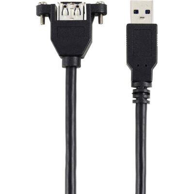 Renkforce RF-5720388 USB-Kabel - USB 3.2 Gen 1, 1m, Schwarz Renkforce RF-5720388 USB-Kabel - USB 3.2 Gen 1, 1m, Schwarz