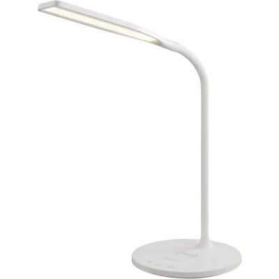 Sygonix Weiße LED Schreibtischlampe - Dimmbar, Flexarm Sygonix Weiße LED Schreibtischlampe - Dimmbar, Flexarm