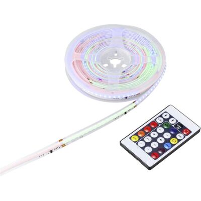 Sygonix LED-ljuslist - RGB, 5 m, Inomhus Sygonix LED-ljuslist - RGB, 5 m, Inomhus