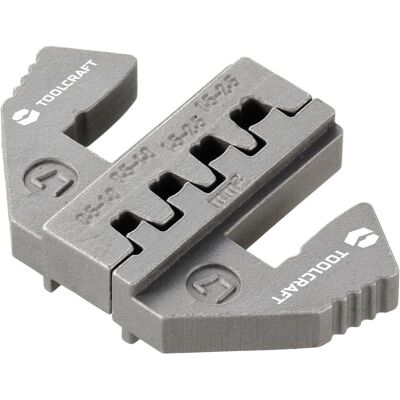 Toolcraft TO-8659911 Crimping Die voor Contact JPT 2.8K - Range 0,5-2,5 mm² Toolcraft TO-8659911 Crimping Die voor Contact JPT 2.8K - Range 0,5-2,5 mm²