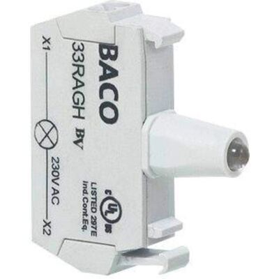 BACO 33RAGH LED-Element - Grün - 230V/AC - IP20 - 1 Stück BACO 33RAGH LED-Element - Grün - 230V/AC - IP20 - 1 Stück