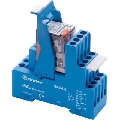 Finder 59.34.8.012.0060 Relay Module - 4CH 12VAC 7A Finder 59.34.8.012.0060 Relay Module - 4CH 12VAC 7A