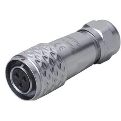 Weipu SF1210/S7 II Rundstik, 7 poler, IP67 - Elektrisk Kontakt Weipu SF1210/S7 II Rundstik, 7 poler, IP67 - Elektrisk Kontakt