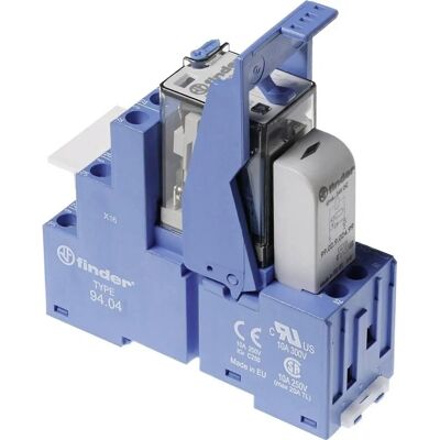 Finder 58.34.9.220.0050 Relämodul - Blau - 220 V/DC - 4 Schalter Finder 58.34.9.220.0050 Relämodul - Blau - 220 V/DC - 4 Schalter