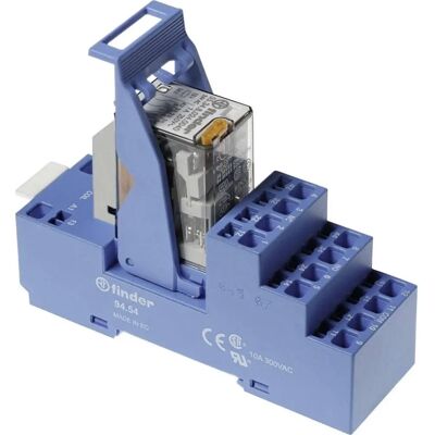 Finder 58.54.9.012.0050 Relämodul - 12V/DC 4 Schalter EMC-Unterdrückung Finder 58.54.9.012.0050 Relämodul - 12V/DC 4 Schalter EMC-Unterdrückung