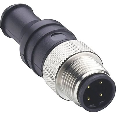 Belden 11024-1 Sensor/Actuator Data Connector - 4-polig M12, recht Belden 11024-1 Sensor/Actuator Data Connector - 4-polig M12, recht