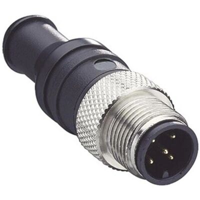 Belden 10984-1 Sensor/Actuator Data Connector - M12 mannelijk, recht, 5 polen Belden 10984-1 Sensor/Actuator Data Connector - M12 mannelijk, recht, 5 polen