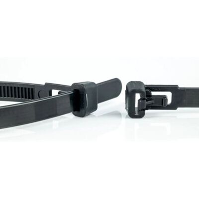 WKK Kabelbinder 118127071 - Wiederlösbar - UV-Stabilisiert - Schwarz WKK Kabelbinder 118127071 - Wiederlösbar - UV-Stabilisiert - Schwarz