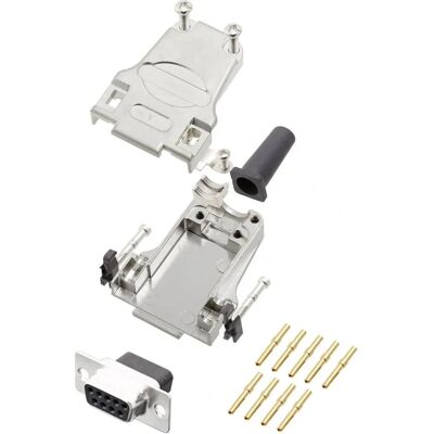 Encitech Silver 9-polig D-Sub-kontaktset - Elektronisk gränssnitt Encitech Silver 9-polig D-Sub-kontaktset - Elektronisk gränssnitt