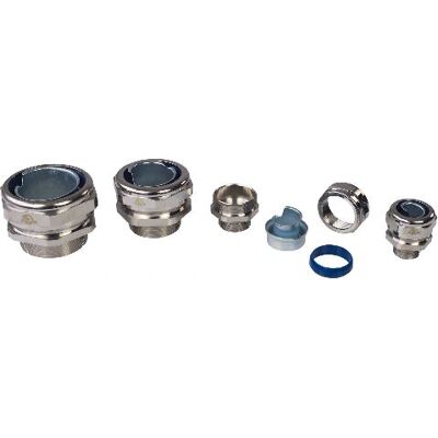 Helukabel Nikkel Messing Kabelgland - IP67 - M50 Helukabel Nikkel Messing Kabelgland - IP67 - M50