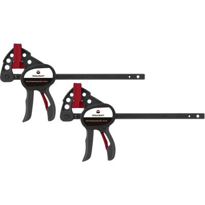TOOLCRAFT Miniklemme 100x35mm - 2 Stück TOOLCRAFT Miniklemme 100x35mm - 2 Stück