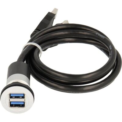Schlegel USB 3.0 Stecker - Silber - 60cm Schlegel USB 3.0 Stecker - Silber - 60cm