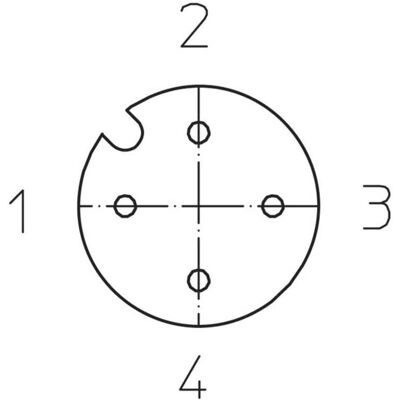 Lutronic 1066 Sensor-/Aktor-Steckverbinder - 5m, 4 Pole Lutronic 1066 Sensor-/Aktor-Steckverbinder - 5m, 4 Pole