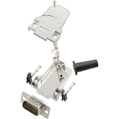 Encitech D45ZF09-HDP15-W-K - 15-polig D-SUB-kontaktset Encitech D45ZF09-HDP15-W-K - 15-polig D-SUB-kontaktset