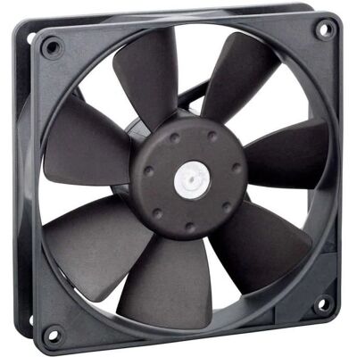 EBM Papst 4412F/2M-504 Axiallüfter - 137 m³/h, 25.4x119x119mm, Schwarz EBM Papst 4412F/2M-504 Axiallüfter - 137 m³/h, 25.4x119x119mm, Schwarz