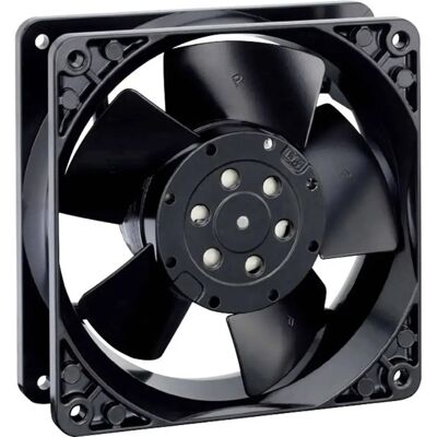 Axcialventilator EBM Papst 4624N - 24 V/AC, 119x119x38mm, Zwart Axcialventilator EBM Papst 4624N - 24 V/AC, 119x119x38mm, Zwart
