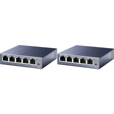 TP-Link TL-SG105 5-Port-Gigabit-Desktop-Switch - Netværksswitch TP-Link TL-SG105 5-Port-Gigabit-Desktop-Switch - Netværksswitch