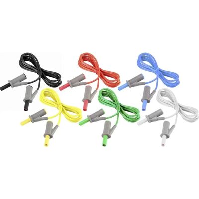 VOLTCRAFT MSB-501 Messleitung-Set - 2m, 12 Stück VOLTCRAFT MSB-501 Messleitung-Set - 2m, 12 Stück