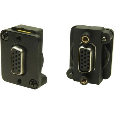 Adaptateur VGA Cliff CP30229BM - Connecteur VGA femelle - 1 pièce - Publicité Adaptateur VGA Cliff CP30229BM - Connecteur VGA femelle - 1 pièce - Publicité