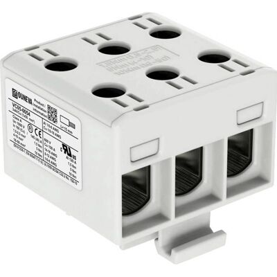 Ouneva VC05-0054 Verteilerblock - 3-polig, Grau Ouneva VC05-0054 Verteilerblock - 3-polig, Grau