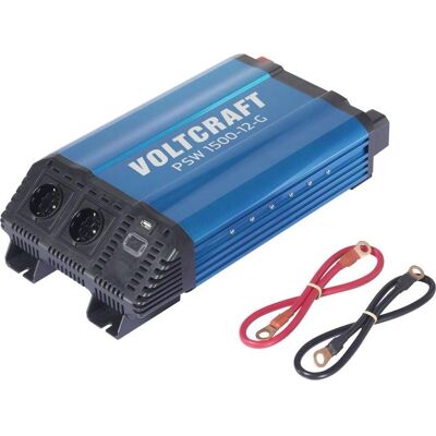 Voltcraft Omvormer 1500W Pure Sinusgolf Voltcraft Omvormer 1500W Pure Sinusgolf