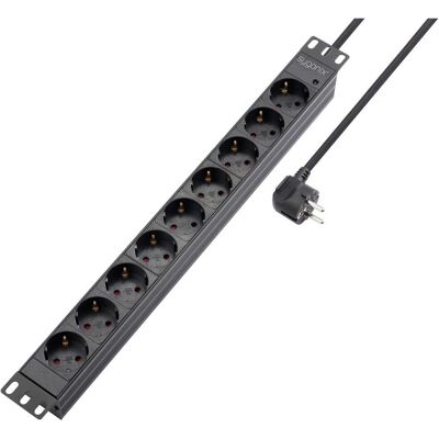 Sygonix Model SY-5799004 Stekkerdoos met 9 stopcontacten - Binnengebruik Sygonix Model SY-5799004 Stekkerdoos met 9 stopcontacten - Binnengebruik