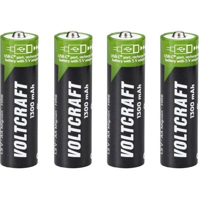 VOLTCRAFT VC-AA1300USB Uppladdningsbart AA-batteri - Litium 1.5V VOLTCRAFT VC-AA1300USB Uppladdningsbart AA-batteri - Litium 1.5V