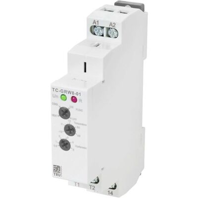 TRU COMPONENTS TC-GRW8-01 Temperaturreglerer -15 bis 45°C - 16A Relais TRU COMPONENTS TC-GRW8-01 Temperaturreglerer -15 bis 45°C - 16A Relais
