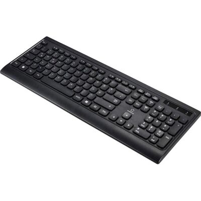Renkforce RF-5799534 Kabellose Tastatur - Deutsch, Schwarz Renkforce RF-5799534 Kabellose Tastatur - Deutsch, Schwarz
