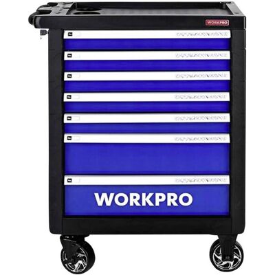 WorkPro WP209074 Werkzeugset - 7-Schubladen Werkstattwagen - 193 Teile WorkPro WP209074 Werkzeugset - 7-Schubladen Werkstattwagen - 193 Teile